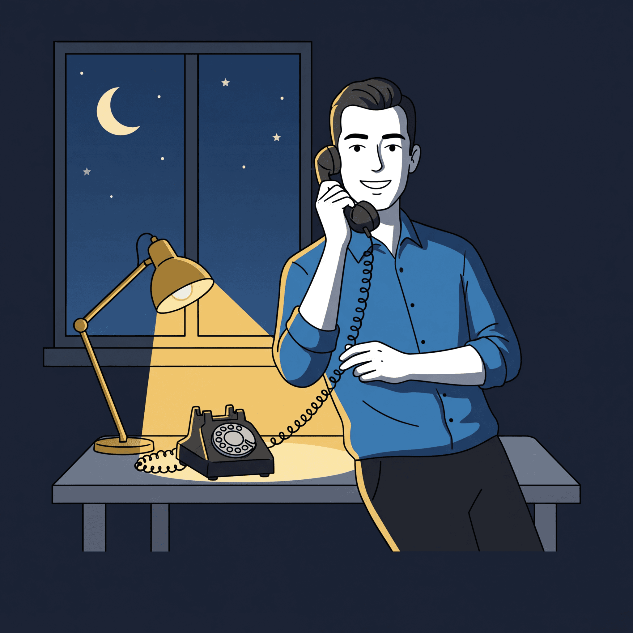 Kai answering real estate calls after hours