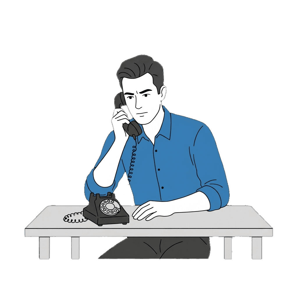 Kai listening on the line