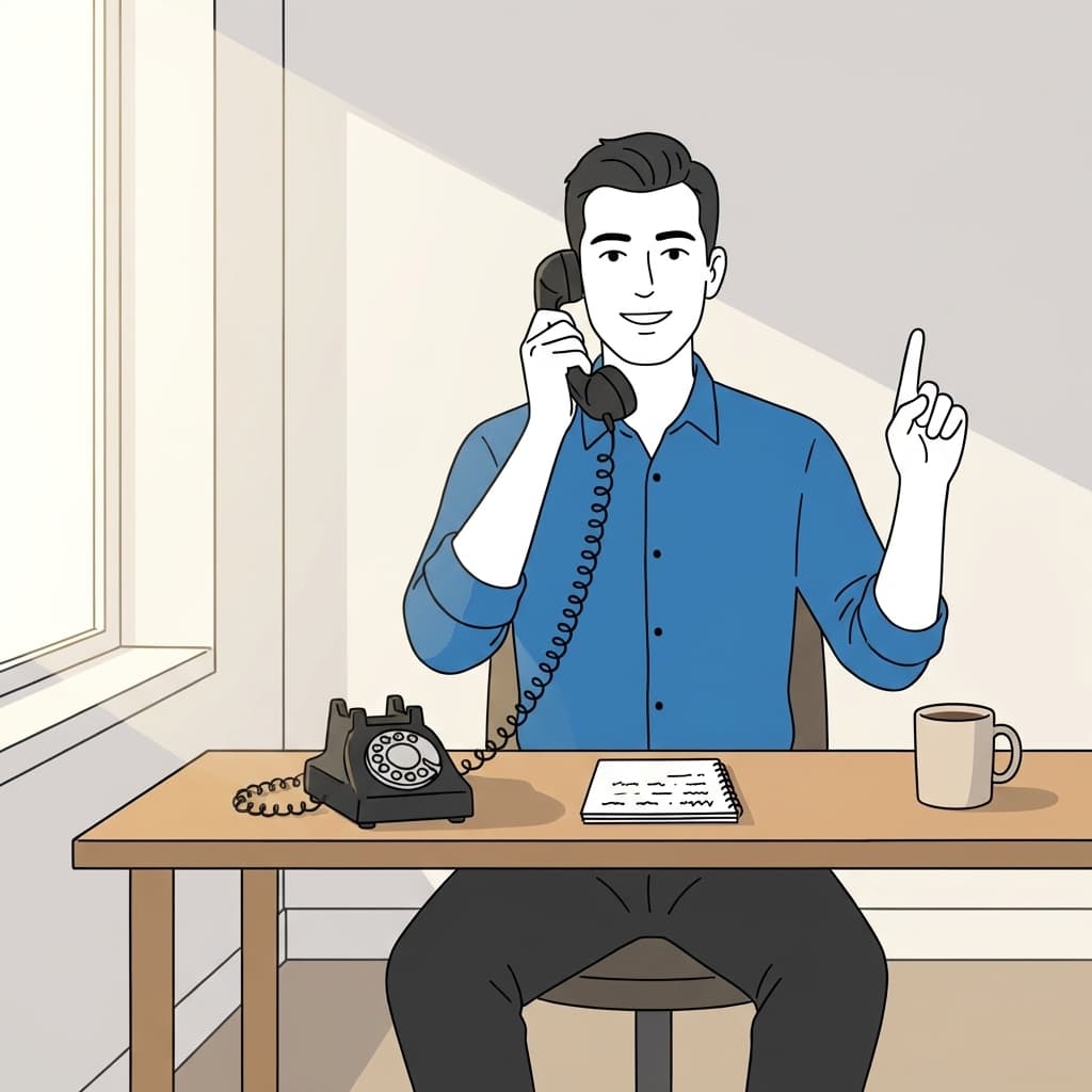 Kai on the phone handling insurance intake calls